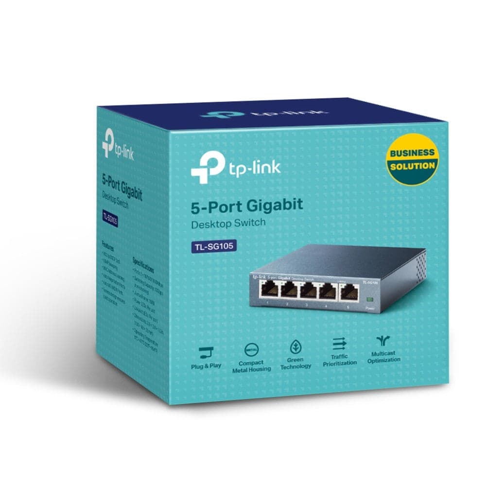 Switch 5 Porte Gigabit Plug & Play case in acciaio TL-SG105a in  Innovamy.it - Milano, commercioVirtuoso.it