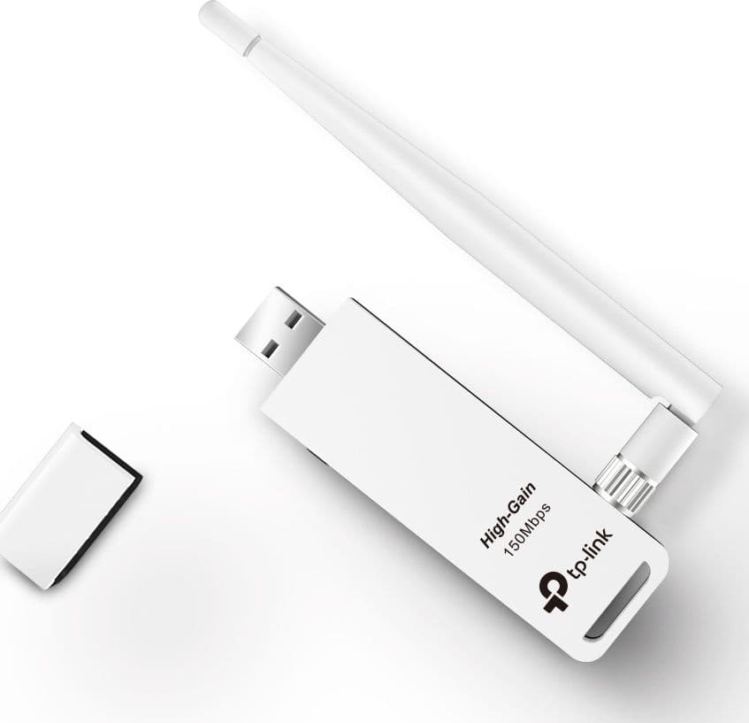 USB high gain WiFi N150 ant. staccabile TP-Link TL-WN722N in Adattatori USB wireless Innovamy.it - Milano, commercioVirtuoso.it