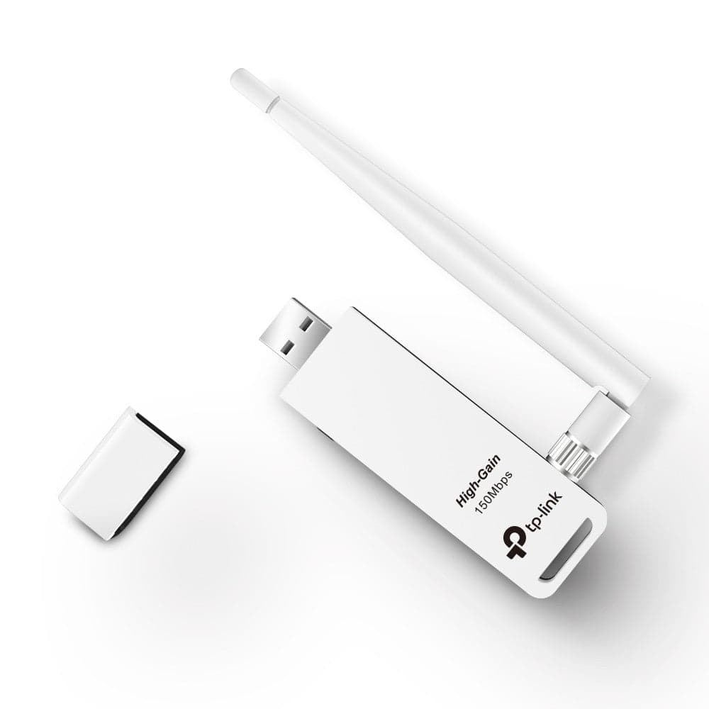 USB high gain WiFi N150 ant. staccabile TP-Link TL-WN722N in Adattatori USB wireless Innovamy.it - Milano, commercioVirtuoso.it