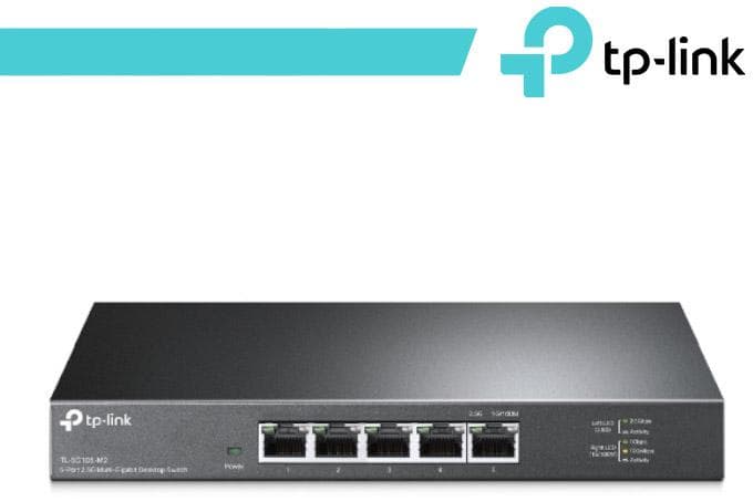 TP-Link Switch Desktop 5 Porte 2.5G - TL-SG105-M2 in  Innovamy.it - Milano, commercioVirtuoso.it