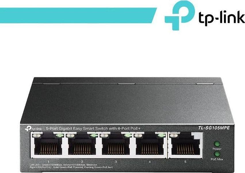 TP-Link 5-Port Gigabit Easy Smart Switch con 4-Porte PoE+ in  Innovamy.it - Milano, commercioVirtuoso.it