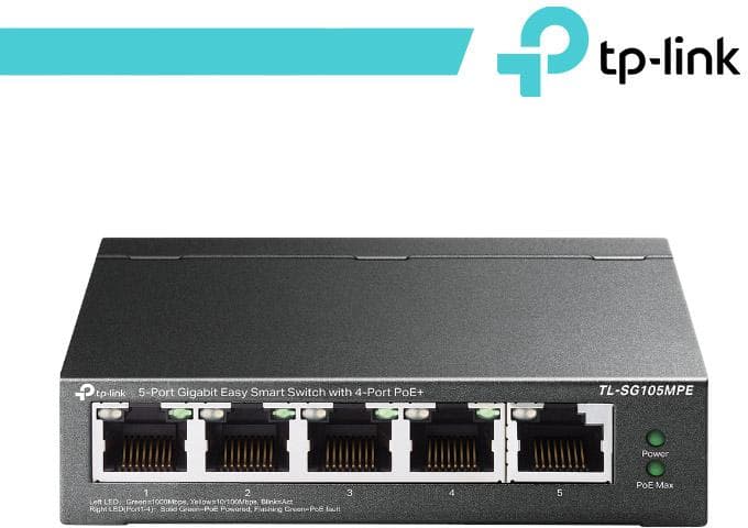 TP-Link 5-Port Gigabit Easy Smart Switch con 4-Porte PoE+ in  Innovamy.it - Milano, commercioVirtuoso.it