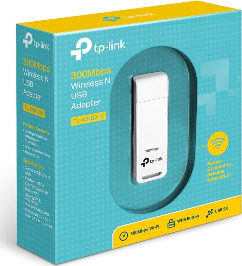 Adattatore USB WiFi N300 2 antenne interne TP-Link TL-WN821N in Adattatori USB wireless Innovamy.it - Milano, commercioVirtuoso.it