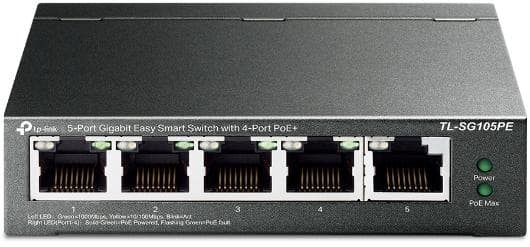 Switch 5 port Gigabit con 4-Port PoE+ TP-Link TL-SG105PE in  Innovamy.it - Milano, commercioVirtuoso.it
