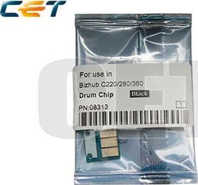 CET Drum Chip Black Konica Minolta Bizhub C220,C280,C360