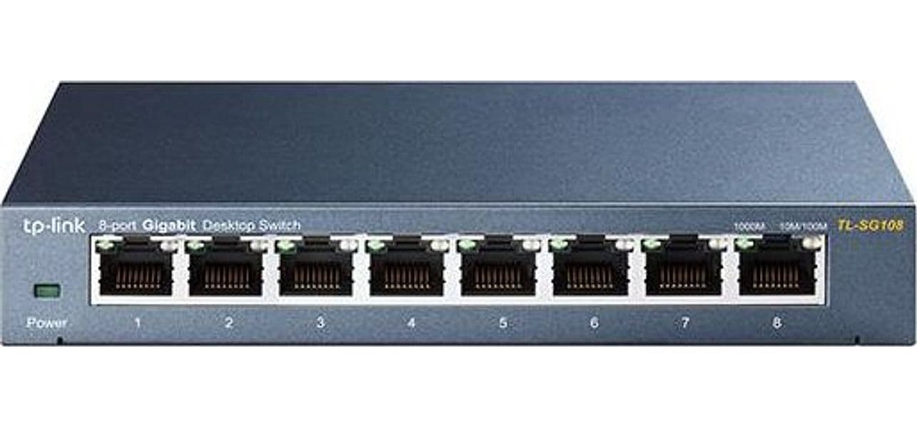 Switch 8 Porte Gigabit 10/100/1000 Mbps Plug & Play TL-SG108 in  Innovamy.it - Milano, commercioVirtuoso.it