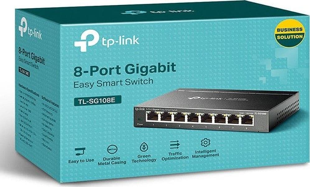 Switch Easy Smart 8 porte 10/100/1000Mbps desktop TL-SG108E in  Innovamy.it - Milano, commercioVirtuoso.it