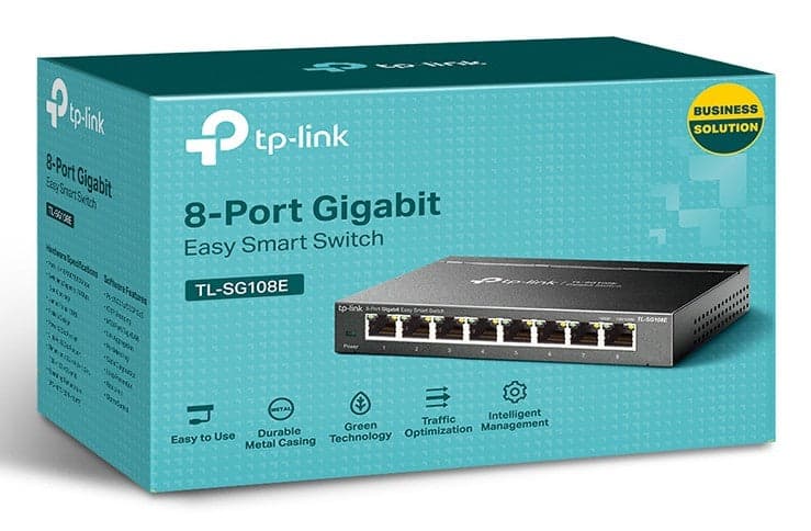 Switch Easy Smart 8 porte 10/100/1000Mbps desktop TL-SG108E in  Innovamy.it - Milano, commercioVirtuoso.it