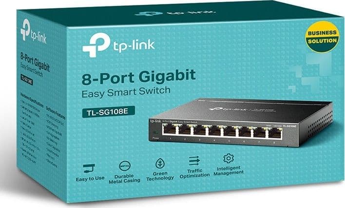 Switch Easy Smart 8 porte 10/100/1000Mbps desktop TL-SG108E in  Innovamy.it - Milano, commercioVirtuoso.it
