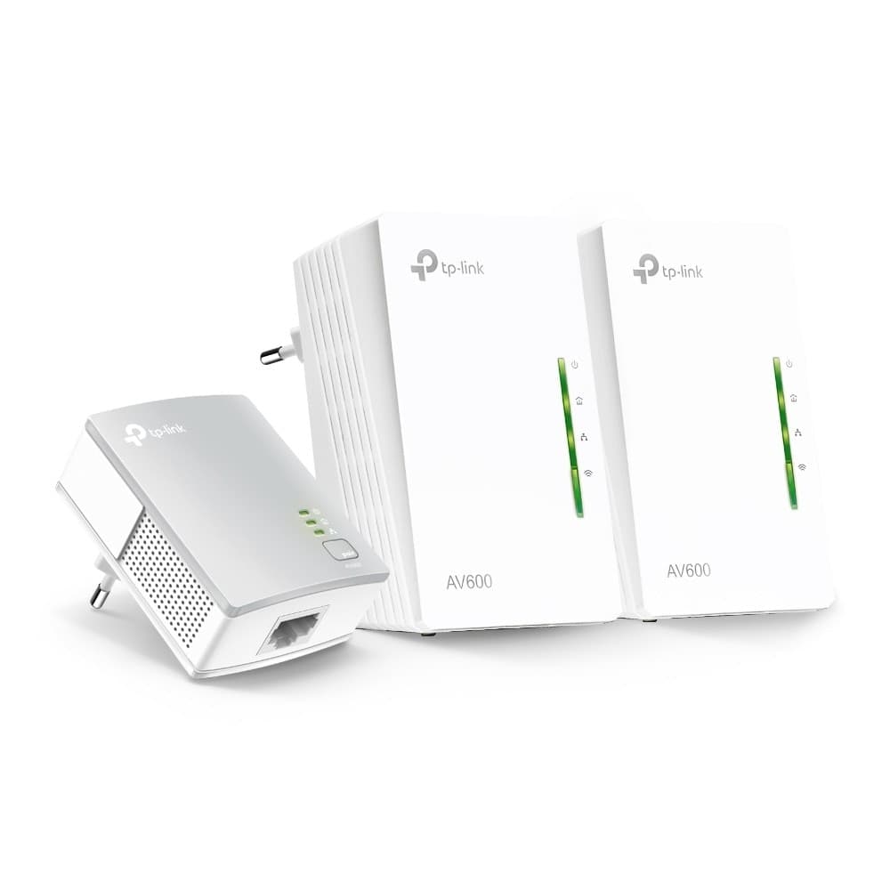 Kit powerline AV600 WiFi 300Mbps 2 Porte LAN (3 Pezzi) in Adattatori PowerLAN Innovamy.it - Milano, commercioVirtuoso.it