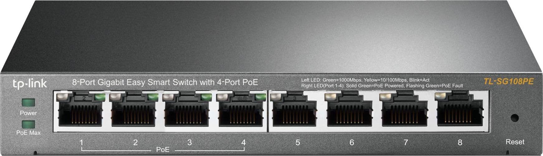 Easy Smart Switch 8 Porte Gigabit con 4 Porte PoE TL-SG108PE in  Innovamy.it - Milano, commercioVirtuoso.it