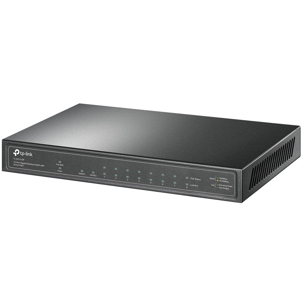 Switch 10 porte Gigabit 8 porte PoE+ 1 SFP TL-SG1210P in  Innovamy.it - Milano, commercioVirtuoso.it