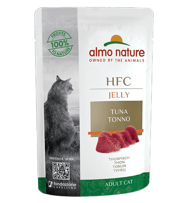 Almo Nature Bustina HFC Jelly gusto Tonno per Gatti Adulti 55gr