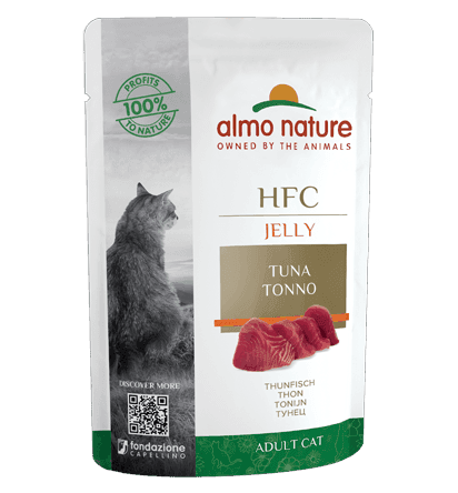 Almo Nature Bustina HFC Jelly gusto Tonno per Gatti Adulti 55gr