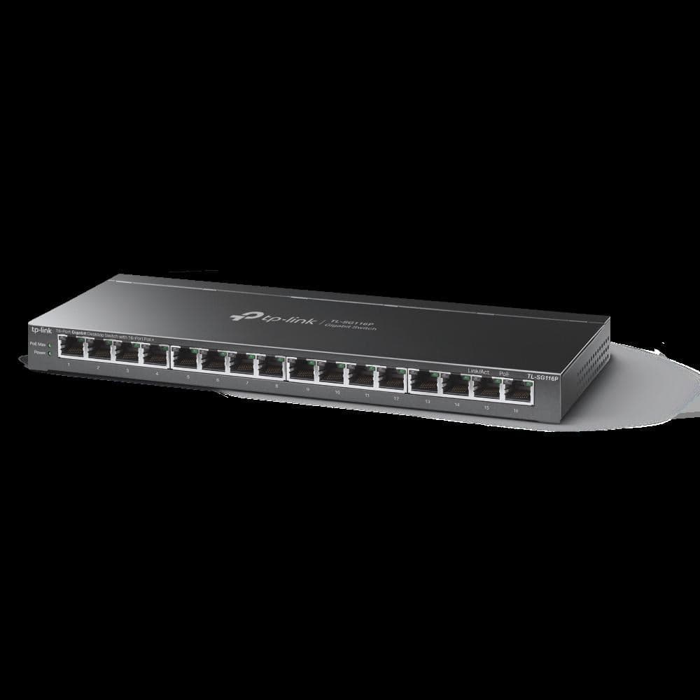 Switch Desktop Gigabit 16 porte PoE+ TL-SG116P in  Innovamy.it - Milano, commercioVirtuoso.it