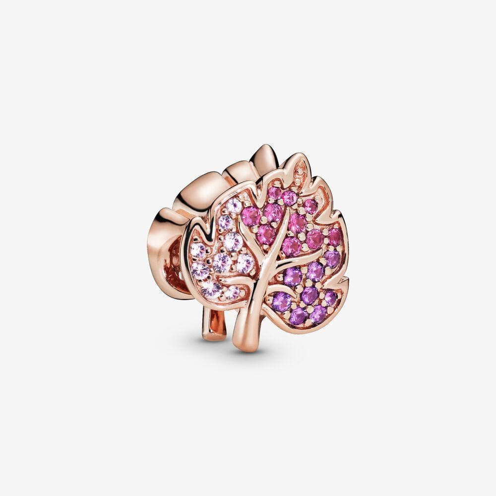 PANDORA Charm Foglia Scintillante in Pavé