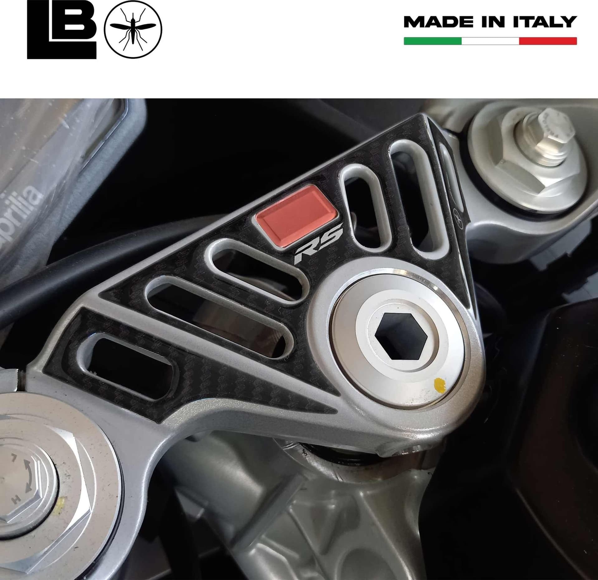 Adesivo 3D Piastra Forcella Sterzo moto compatibile con Aprilia RS 457 2024 in Decalcomanie adesivi e magneti LabelBike - Bibbiano, commercioVirtuoso.it