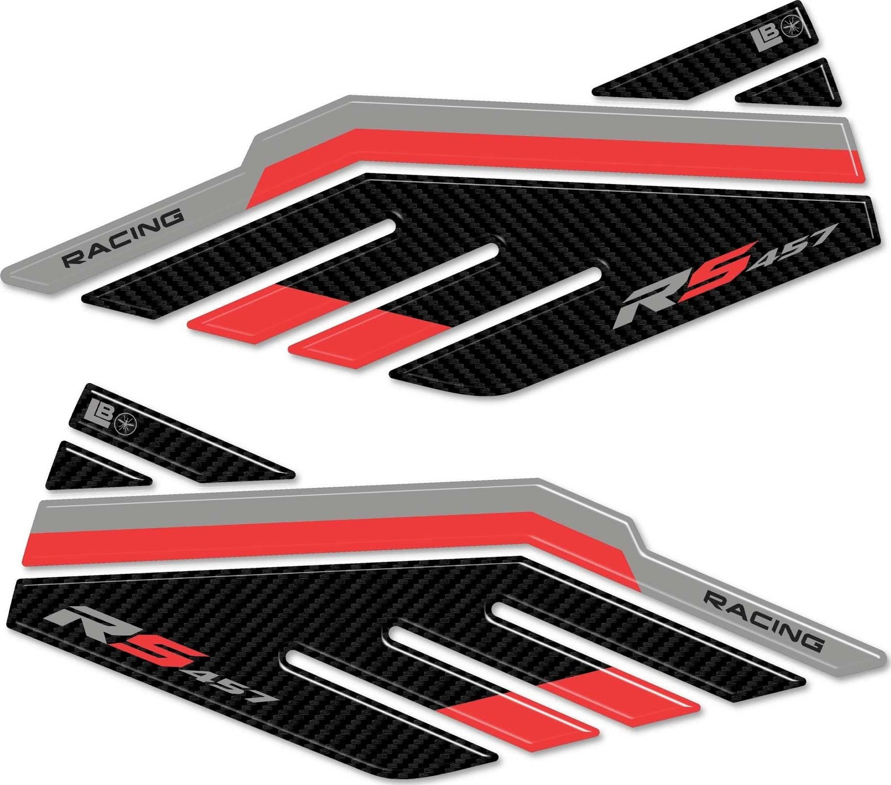 Adesivi 3D Protezioni Laterali Serbatoio compatibili con Aprilia RS 457 2024 in Paraserbatoio LabelBike - Bibbiano, commercioVirtuoso.it