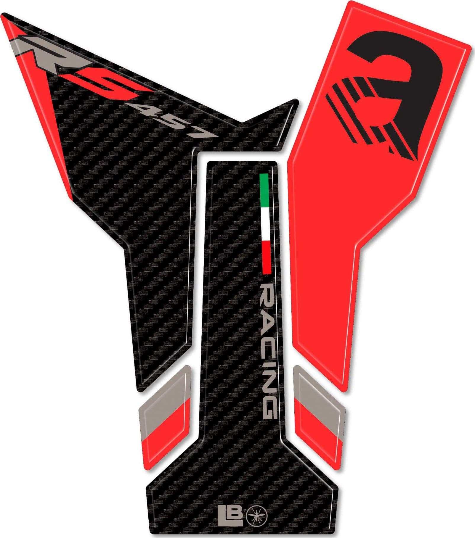 Paraserbatoio Adesivo 3D Protezione moto compatibile con Aprilia RS 457 2024 in Paraserbatoio LabelBike - Bibbiano, commercioVirtuoso.it