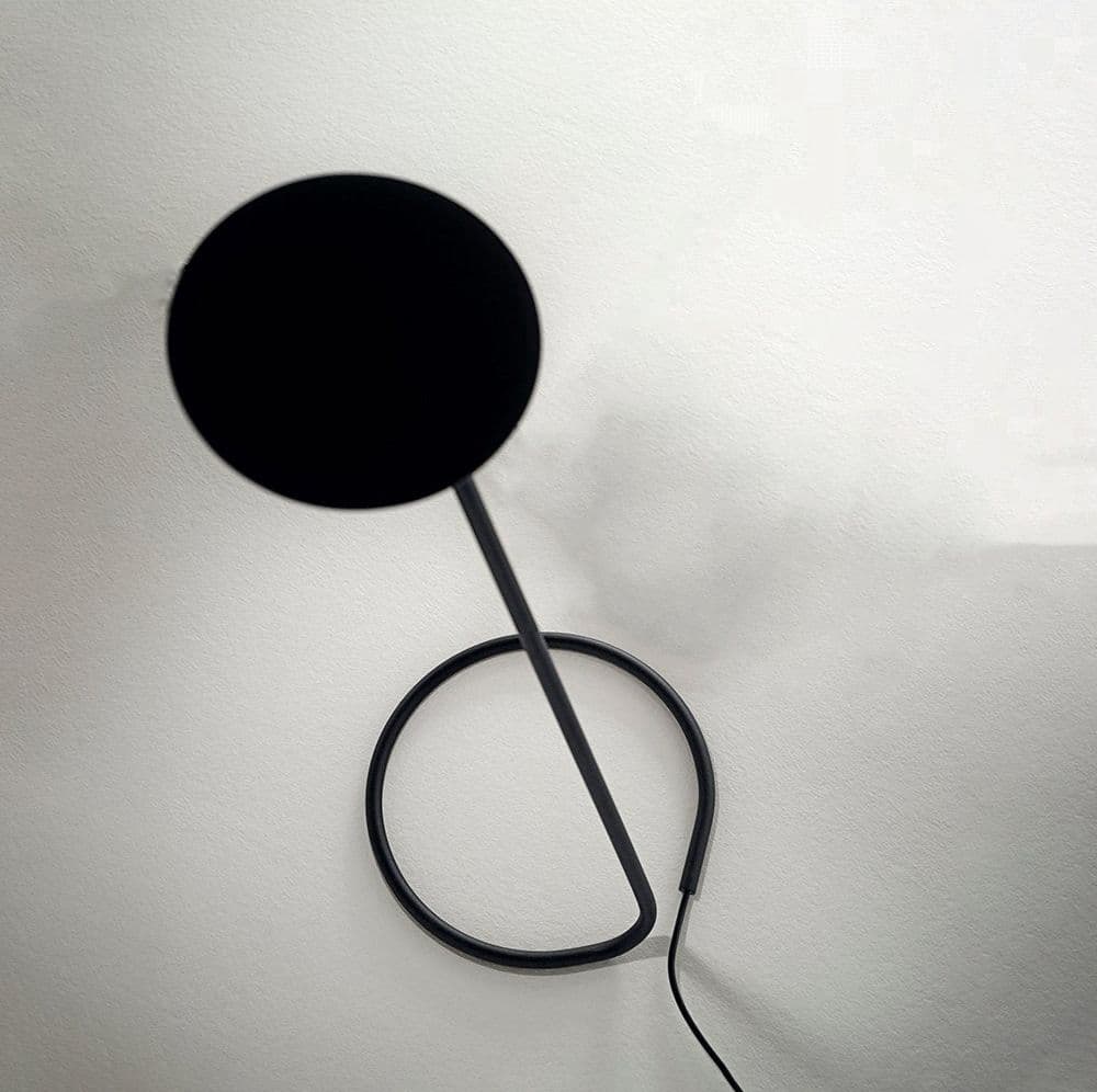 Lampada Da Scrivania In Metallo Moderna Miniarc Nero Led Diffusore Regolabile in Lampade da tavolo e abat-jour LuceArt - Montecorvino Pugliano, commercioVirtuoso.it