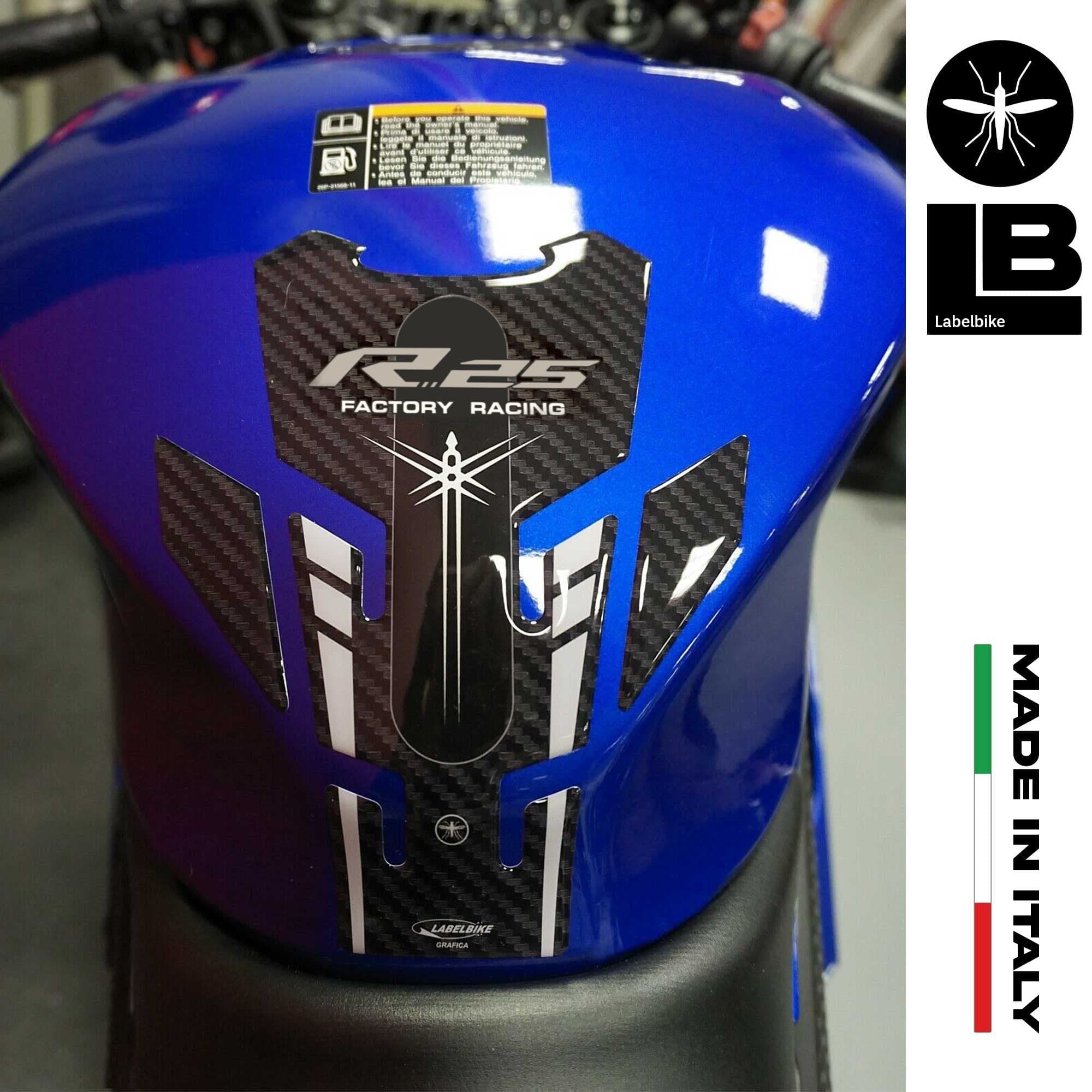 Kit completo Adesivi 3D Protezioni Moto compatibili con Yamaha YZF R25 2019-23 in Decalcomanie adesivi e magneti LabelBike - Bibbiano, commercioVirtuoso.it