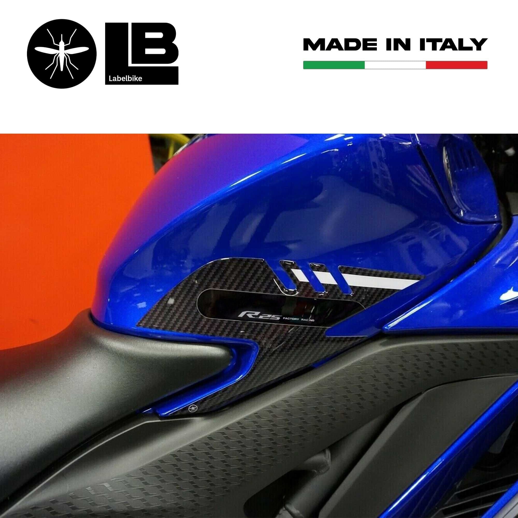 Kit completo Adesivi 3D Protezioni Moto compatibili con Yamaha YZF R25 2019-23 in Decalcomanie adesivi e magneti LabelBike - Bibbiano, commercioVirtuoso.it