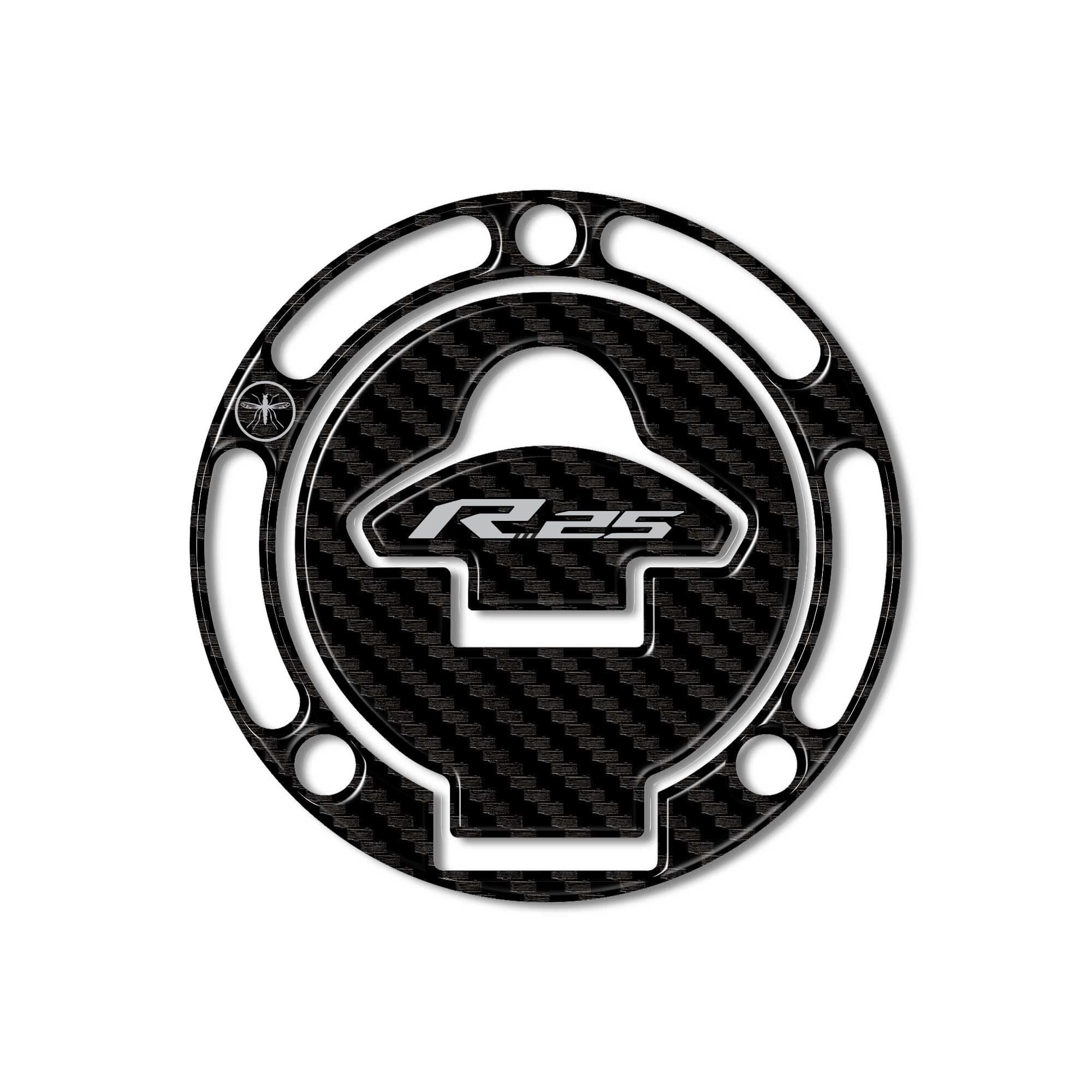 Adesivo gel 3D tappo serbatoio compatibile con Yamaha YZF R25 2019-2023
