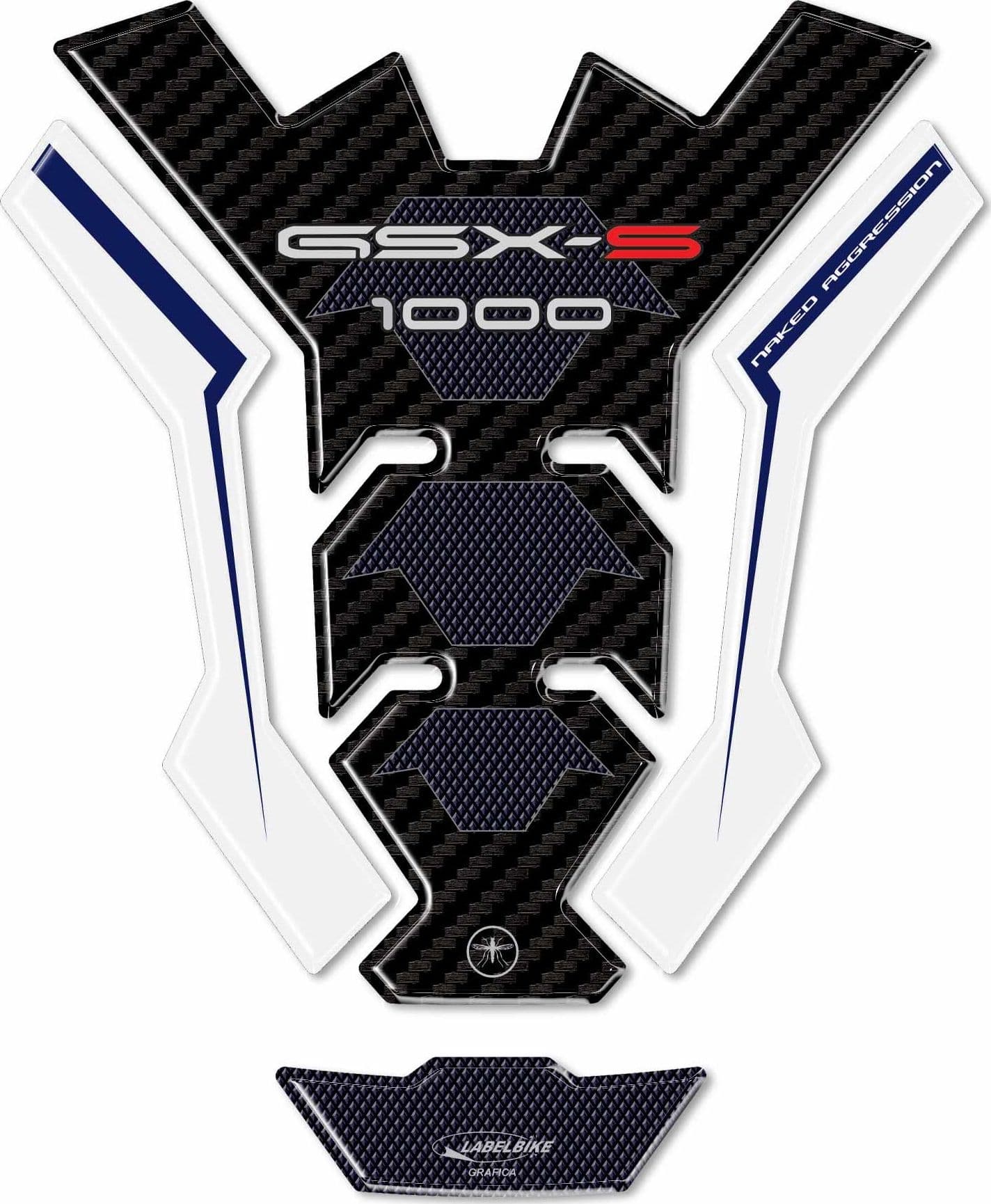 Paraserbatoio Adesivo Protezione moto compatibile con Suzuki GSX-S 1000 2024 in Paraserbatoio LabelBike - Bibbiano, commercioVirtuoso.it