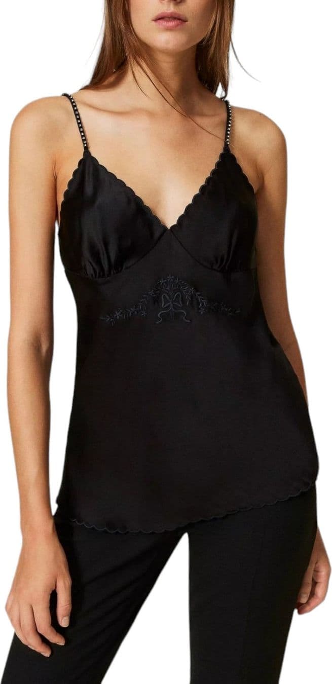 Twin-set Camicie Nero da donna in Bluse e camicie Drestige - Casamassima, commercioVirtuoso.it