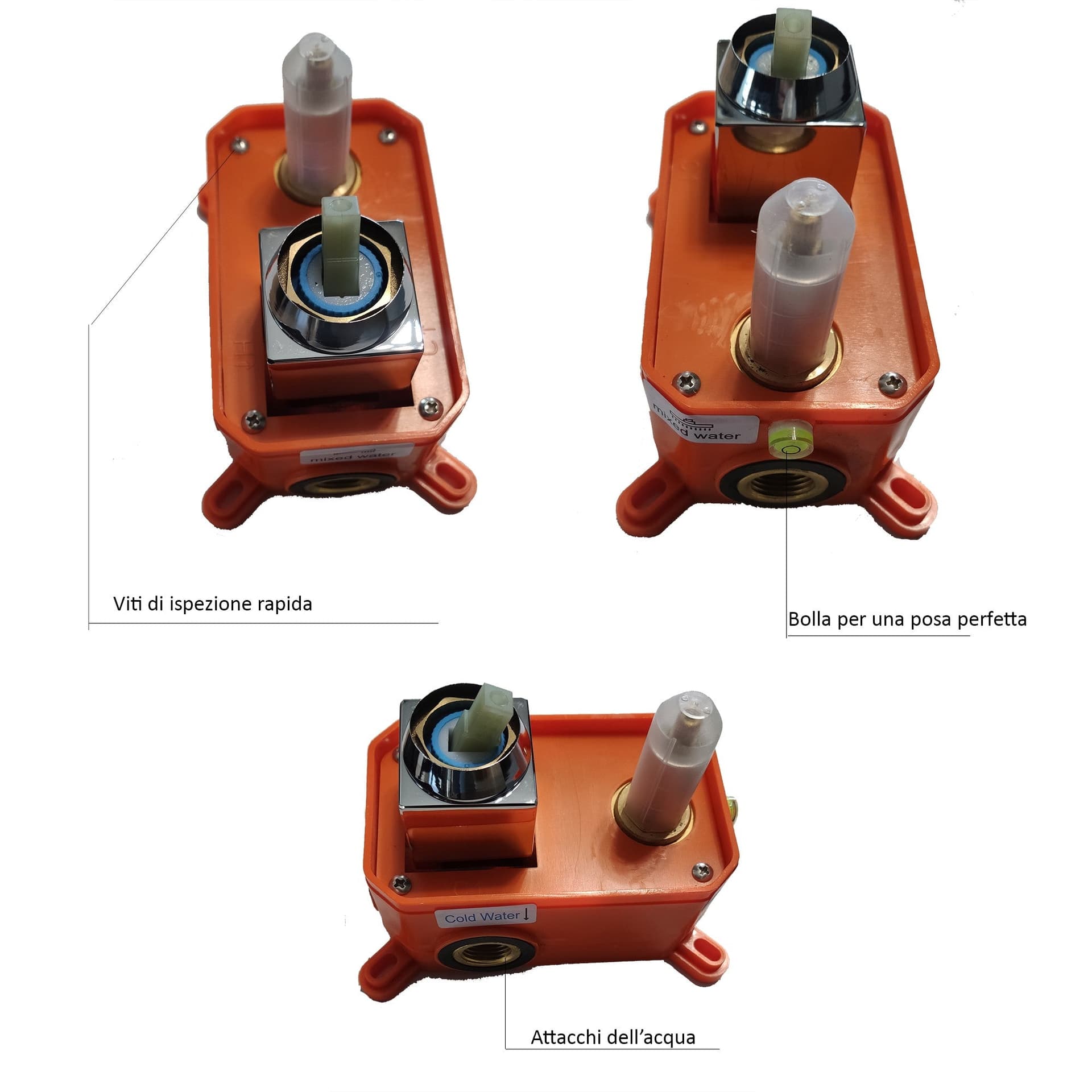 Set doccia incasso Soffione 20x20, Miscelatore, Doccetta | Novara in Rubinetti per vasca Mondialshop - Parabiago, commercioVirtuoso.it