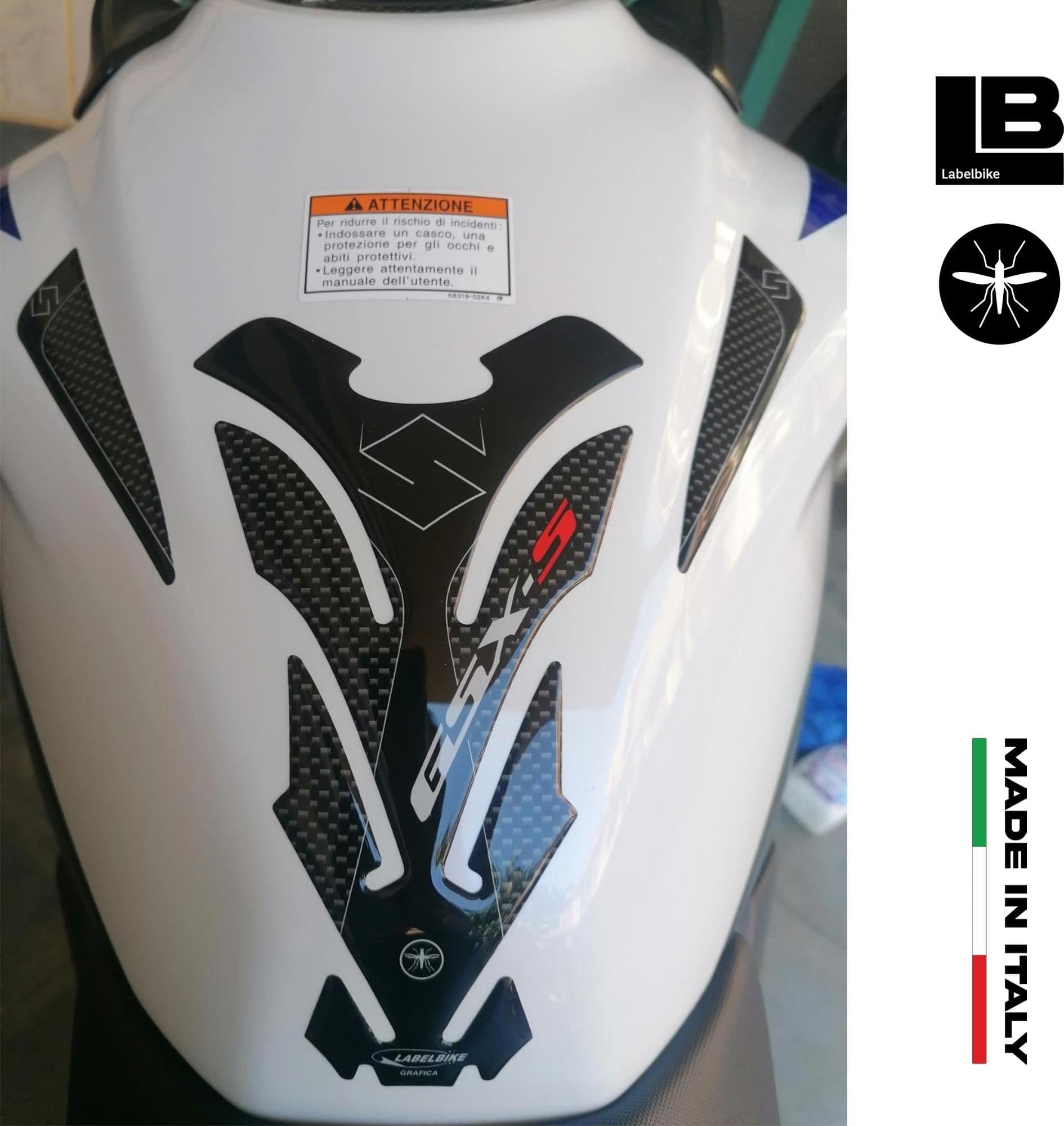 KIT ADESIVI PROTEZIONI MOTO 3D in resina compatibili per GSXS SUZUKI GSX-S 750 in Decalcomanie adesivi e magneti LabelBike - Bibbiano, commercioVirtuoso.it