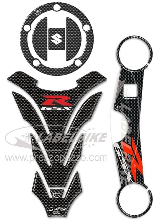 Kit Adesivi 3D Protezioni GSX-R compatibile con Suzuki GSX-R 1000 2003-2004
