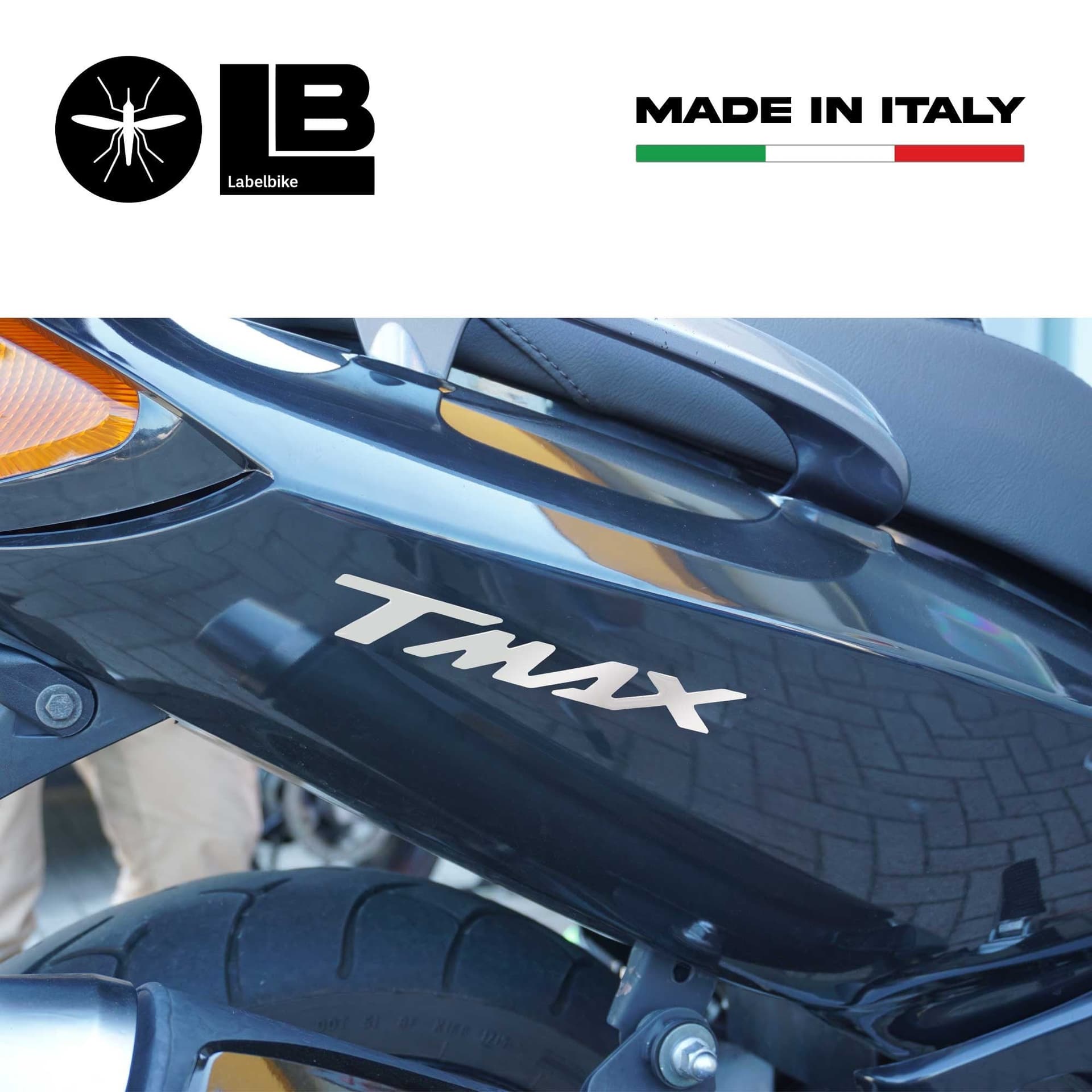 Scritte resina tmax adesivi 3D scooter compatibili con Yamaha T-Max 500-530-560 in Decalcomanie adesivi e magneti LabelBike - Bibbiano, commercioVirtuoso.it
