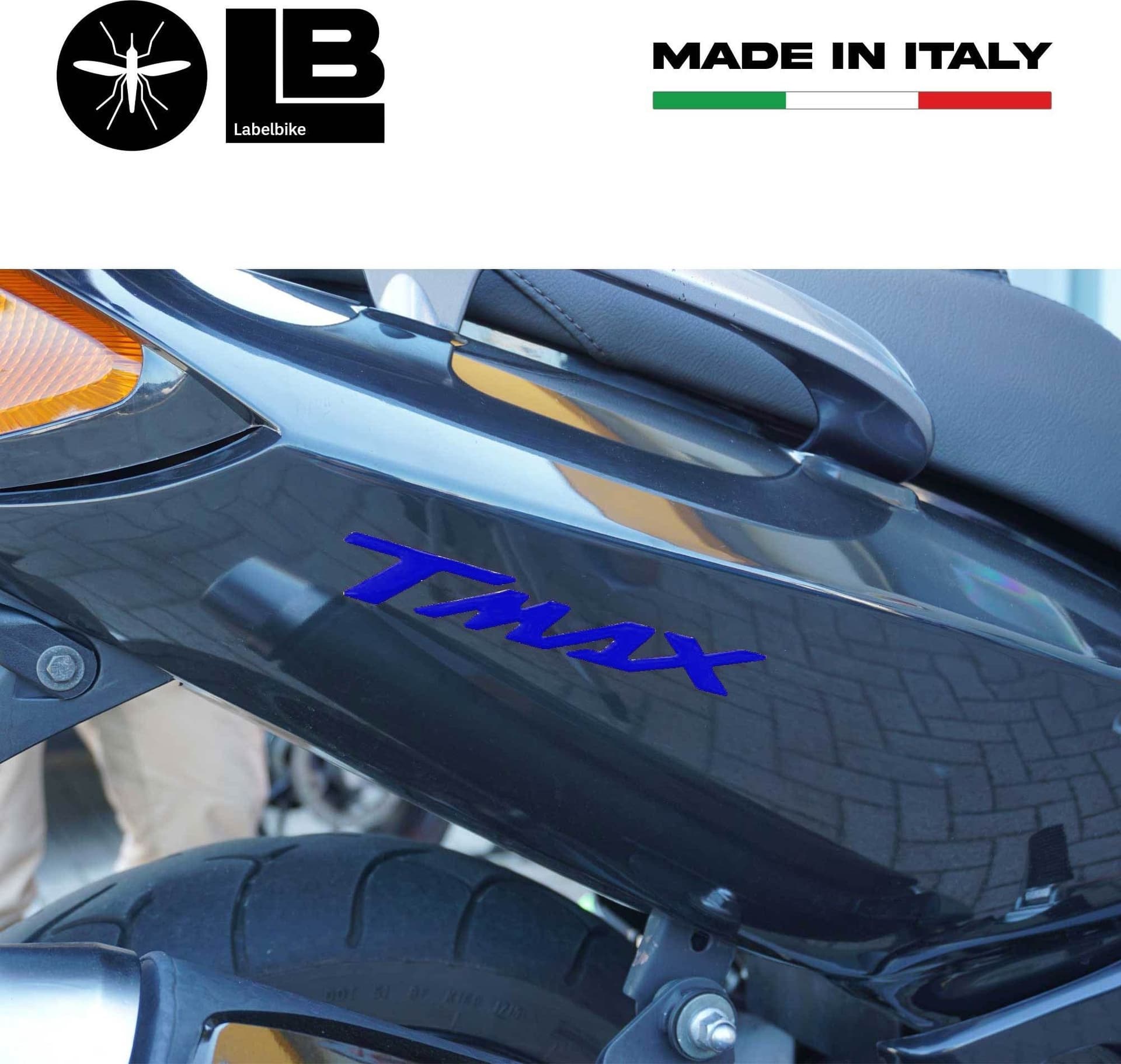 Scritte resina tmax adesivi 3D scooter compatibili con Yamaha T-Max 500-530-560 in Decalcomanie adesivi e magneti LabelBike - Bibbiano, commercioVirtuoso.it