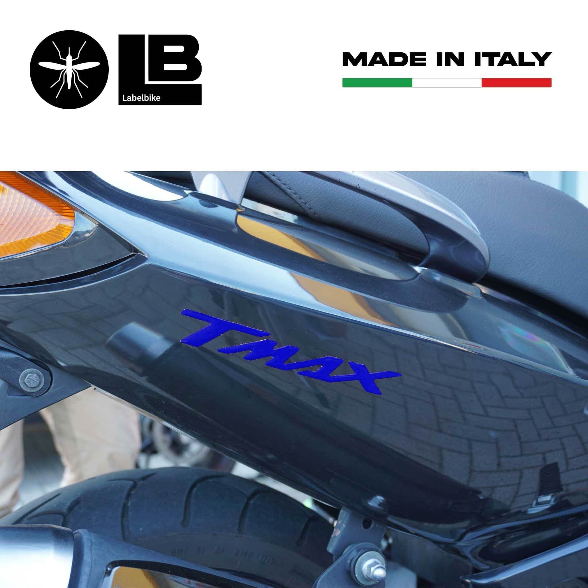Scritte resina tmax adesivi 3D scooter compatibili con Yamaha T-Max 500-530-560 in Decalcomanie adesivi e magneti LabelBike - Bibbiano, commercioVirtuoso.it
