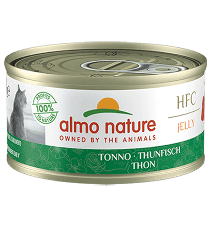 Almo Nature Scatoletta HFC Jelly gusto Tonno per Gatti Adulti 70gr in prodotto 101 Market - Poggibonsi, commercioVirtuoso.it
