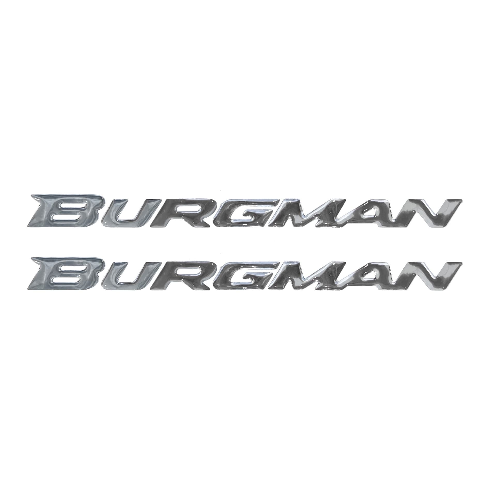 Adesivi 3D scritte Burgman scooter compatibili con Suzuki Burgman 250-400-650 in Decalcomanie adesivi e magneti LabelBike - Bibbiano, commercioVirtuoso.it