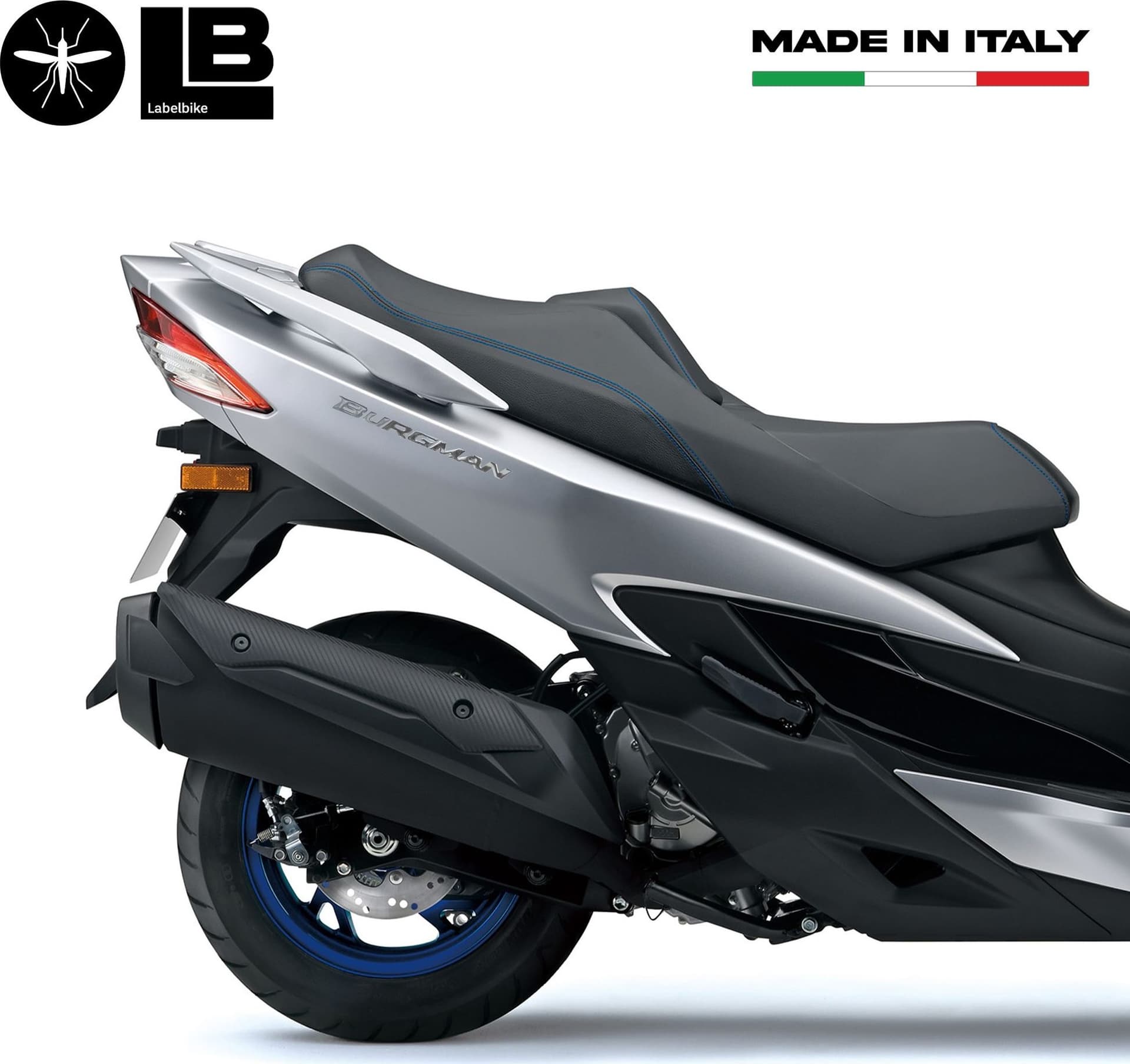 Adesivi 3D scritte Burgman scooter compatibili con Suzuki Burgman 250-400-650 in Decalcomanie adesivi e magneti LabelBike - Bibbiano, commercioVirtuoso.it