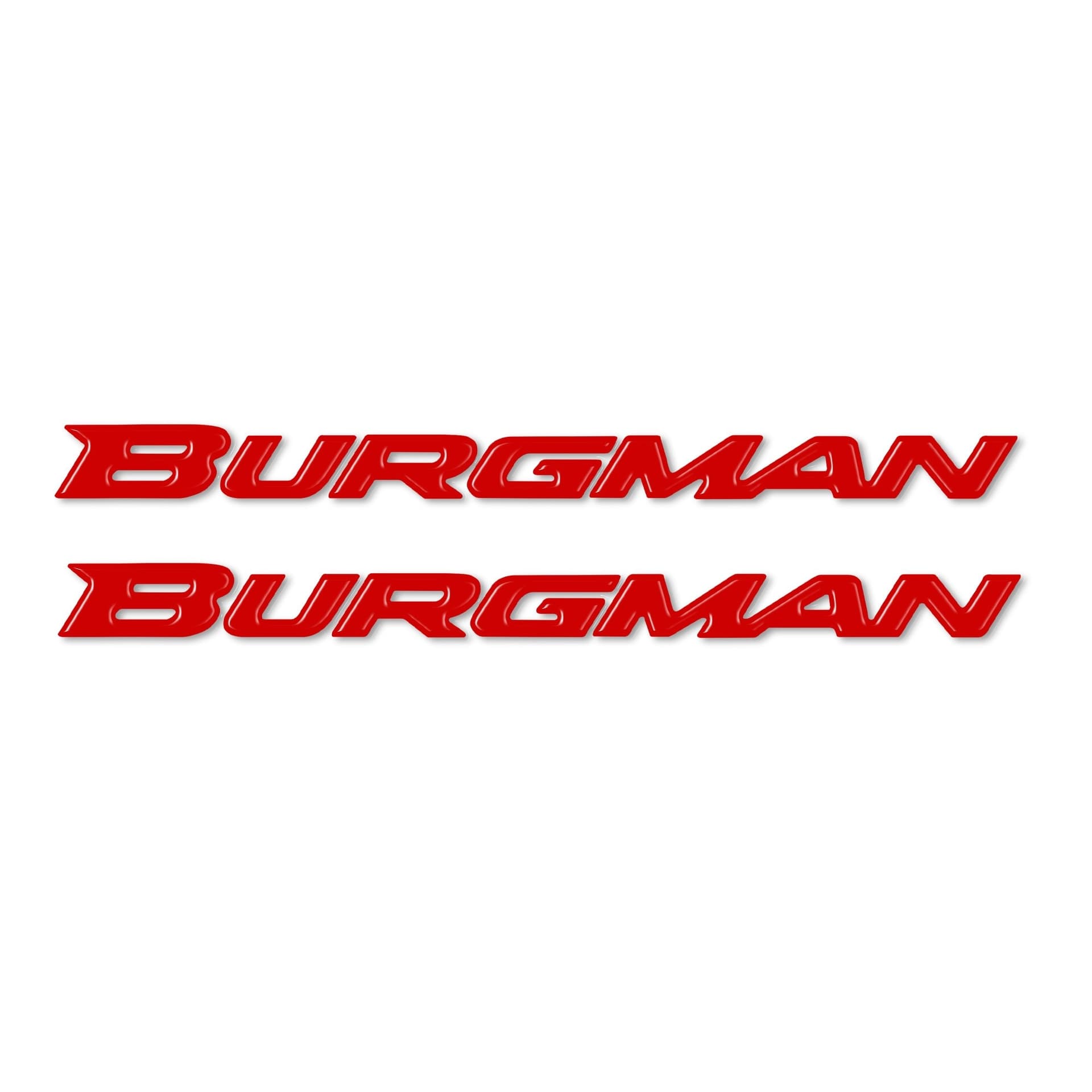 Adesivi 3D scritte Burgman scooter compatibili con Suzuki Burgman 250-400-650 in Decalcomanie adesivi e magneti LabelBike - Bibbiano, commercioVirtuoso.it