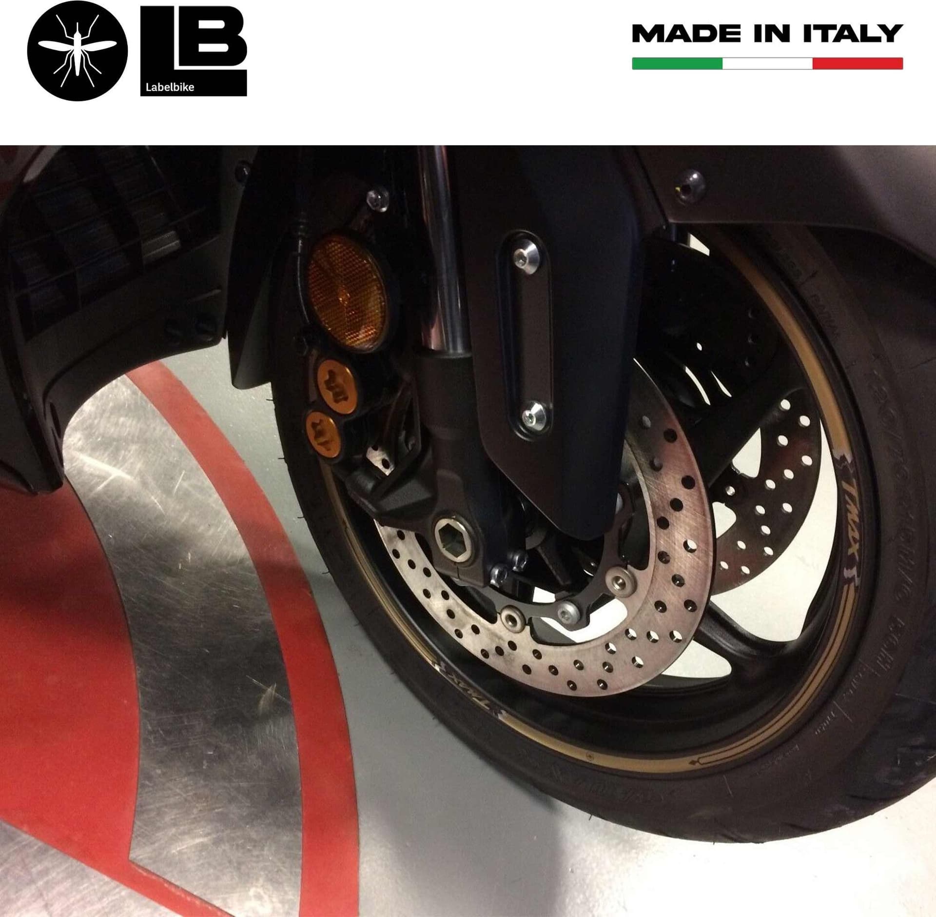 Kit Strisce Adesive Per Cerchi Compatibili Per Yamaha Scooter Tmax 2008-2023 Oro in Decalcomanie adesivi e magneti LabelBike - Bibbiano, commercioVirtuoso.it