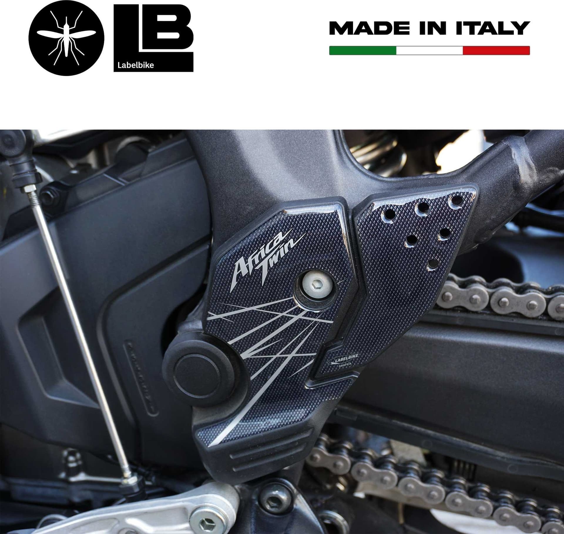 Adesivi Protezioni Battitacco In Gel 3D Compatibili con Honda Africa Twin 1000 in Paraserbatoio LabelBike - Bibbiano, commercioVirtuoso.it