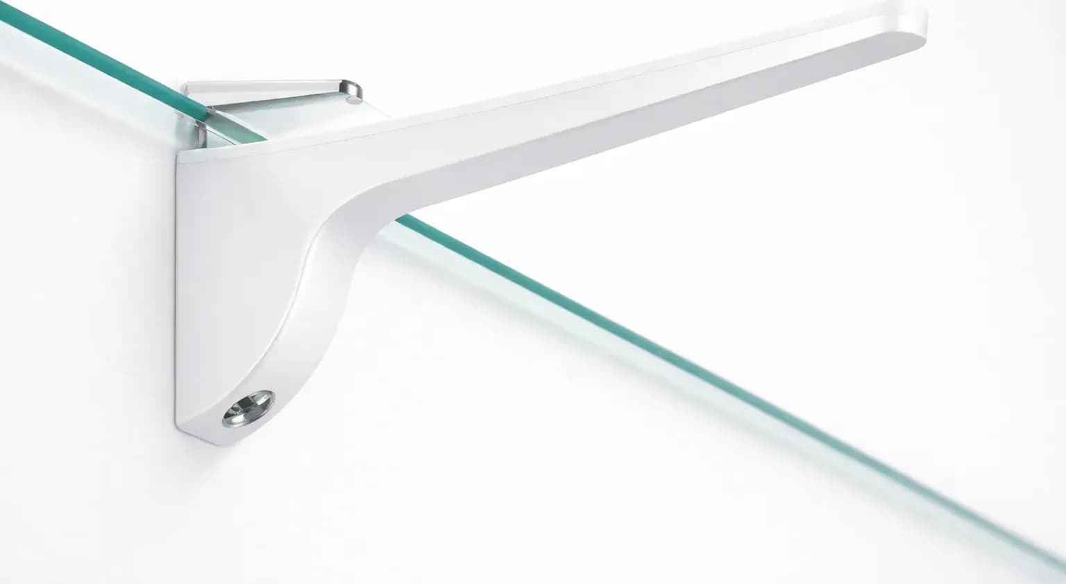 Coppia di Reggimensola per Piani in Legno e Vetro Bianco in prodotto Calandrelli - Napoli, commercioVirtuoso.it