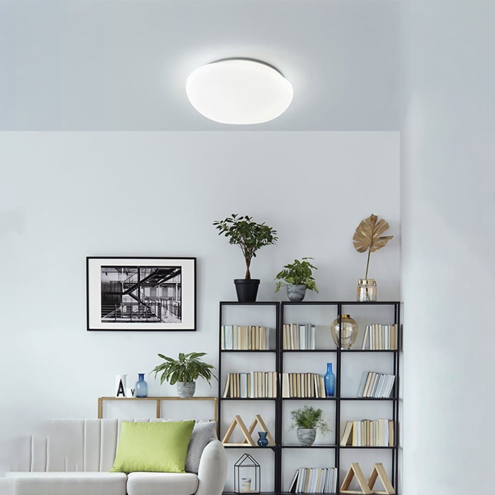 Plafoniera Moderna Nova Bianco Led Grande in Lampadari LuceArt - Montecorvino Pugliano, commercioVirtuoso.it