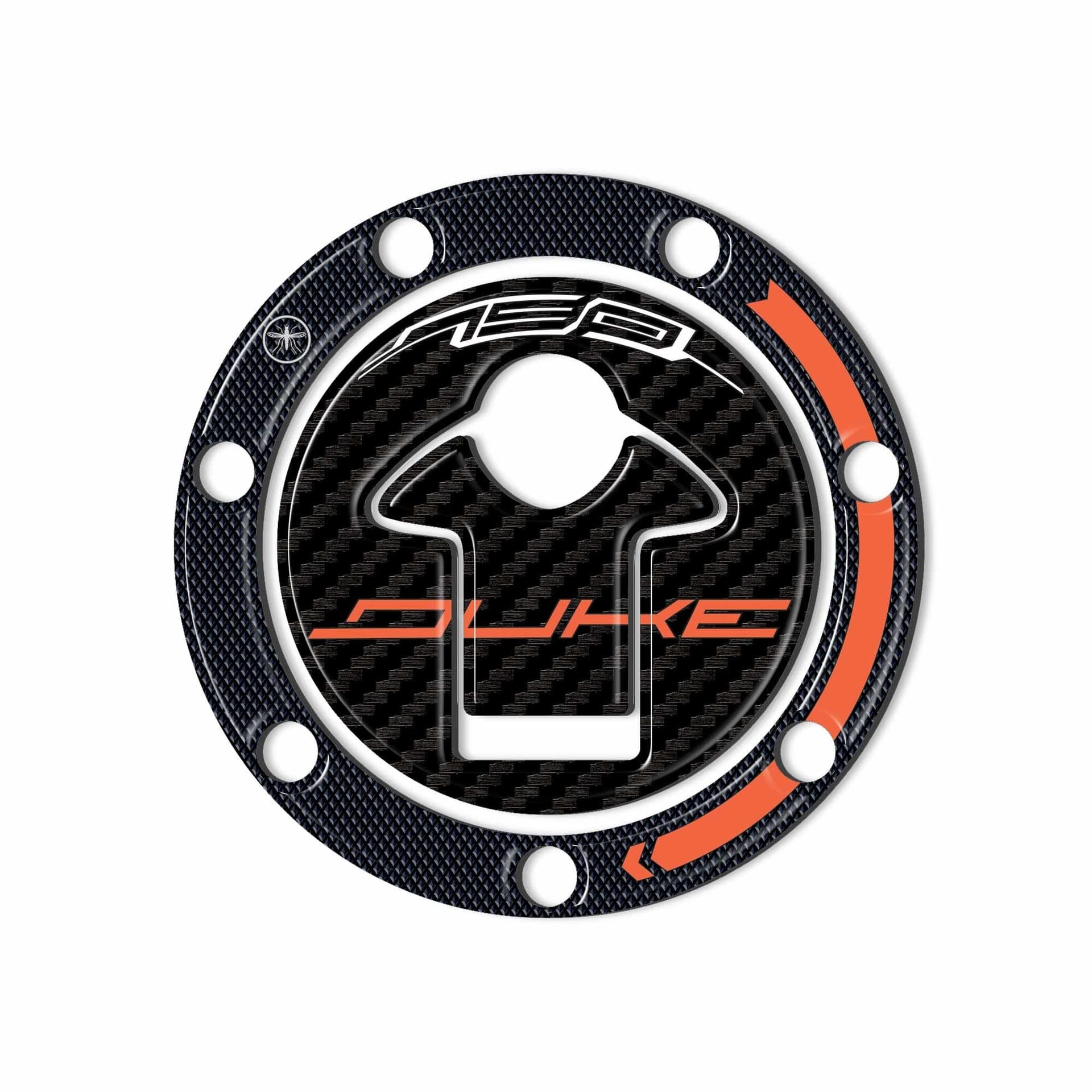 PROTEZIONE TAPPO SERBATOIO in resina gel 3D compatibile per MOTO KTM 790 DUKE in Paraserbatoio LabelBike - Bibbiano, commercioVirtuoso.it