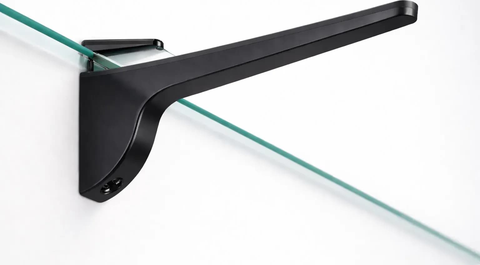 Coppia di Reggimensola per Piani in Legno e Vetro Nero in prodotto Calandrelli - Napoli, commercioVirtuoso.it