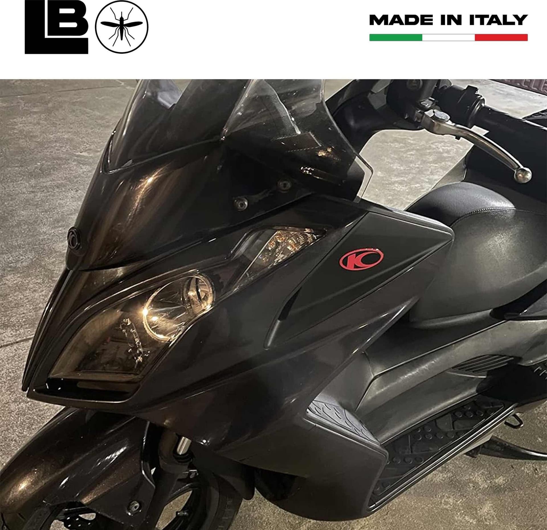 2 ADESIVI in RESINA gel 3D compatibili per scooter Kymco Xciting Nero-ROSSO New in Decalcomanie adesivi e magneti LabelBike - Bibbiano, commercioVirtuoso.it