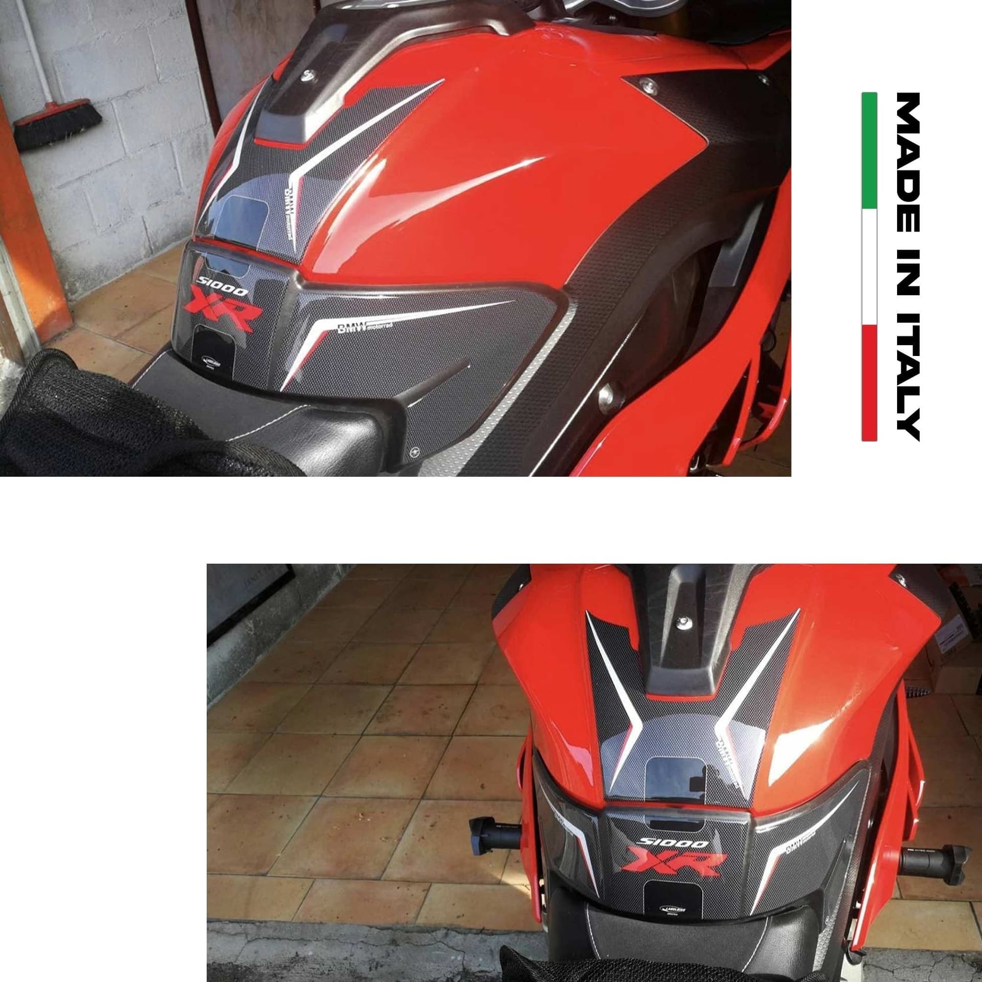 KIT S1000 XR ADESIVI 3D PROTEZIONI SERBATOIO compatibili per MOTO BMW S1000XR in Paraserbatoio LabelBike - Bibbiano, commercioVirtuoso.it