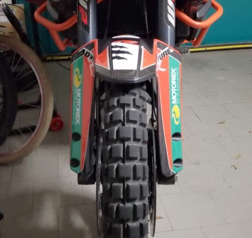 ADESIVI 3D PROTEZIONI LATERALI PARAFANGO compatibili per KTM 1090 ADVENTURE R in Decalcomanie adesivi e magneti LabelBike - Bibbiano, commercioVirtuoso.it
