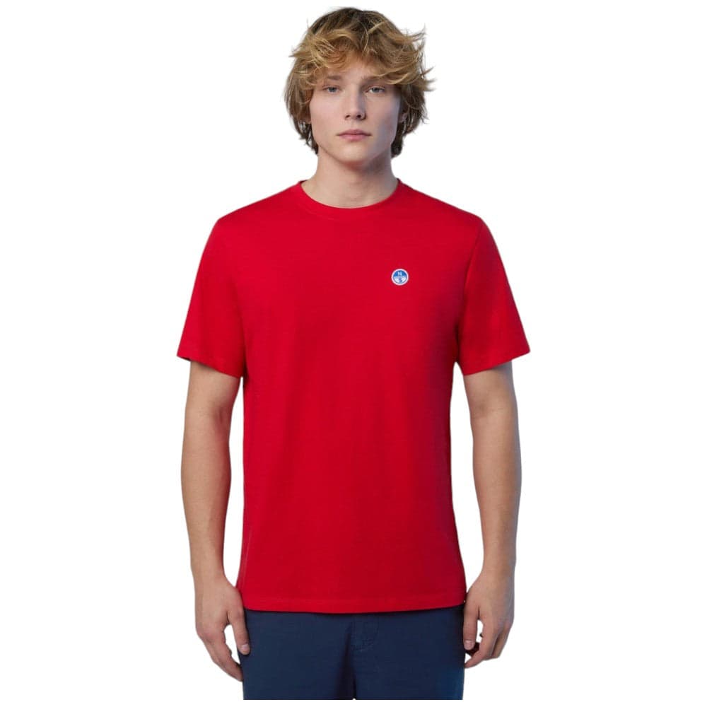 North Sails t-shirt rossa basic 692970 in T-shirt Prodotti di Classe - Nocera Superiore, commercioVirtuoso.it
