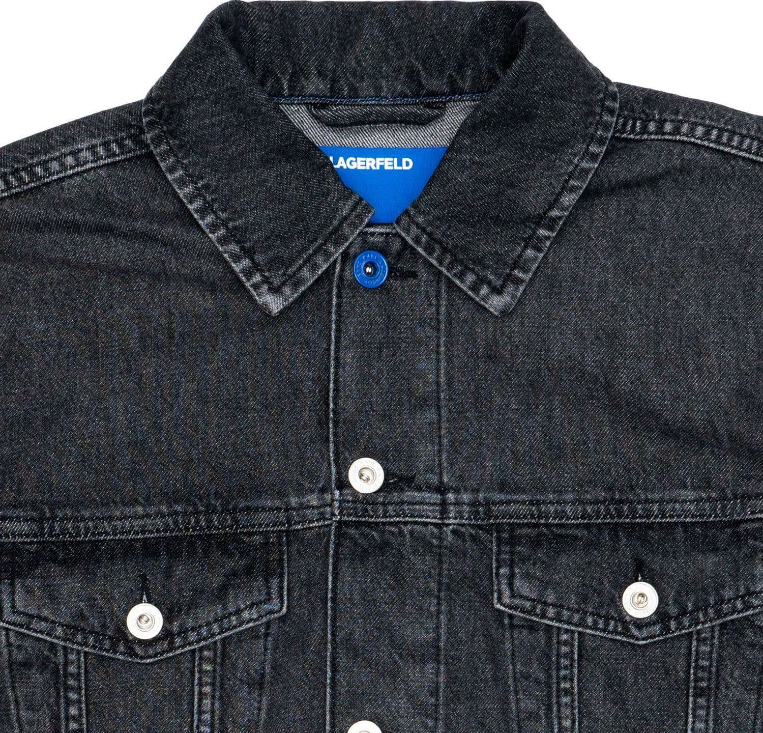 KARL LAGERFELD Jacket Uomo Karl Lagerfeld Relaxed Print Denim da uomo in Giacche Drestige - Casamassima, commercioVirtuoso.it